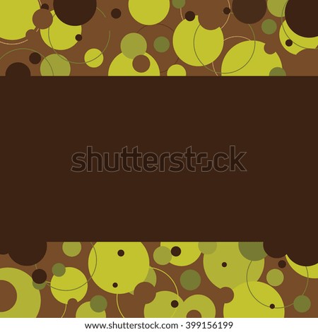 Brown Graphic Background With Space