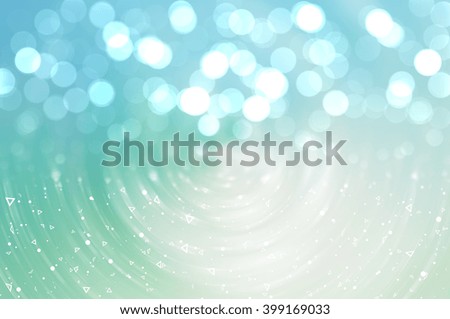 Bokeh light blue abstract background.