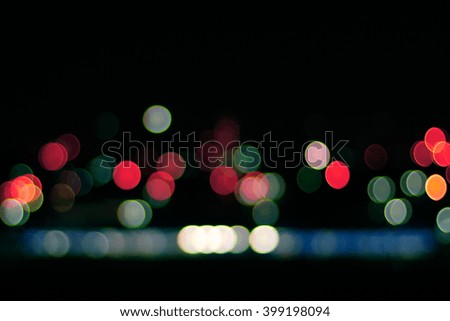 Bokeh colored lights use as background
