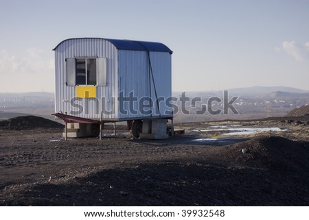 Construction Trailer on Heap, Germany