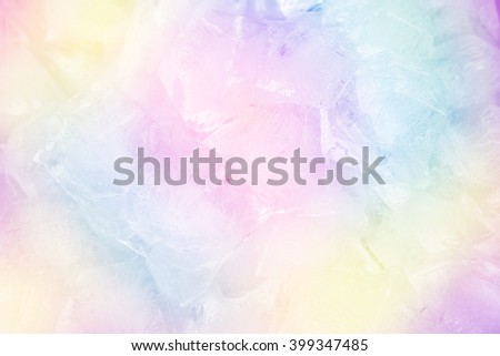 Colorful Fantasy Ice background. Royalty-Free Stock Photo #399347485