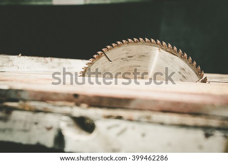 close up of saw blade in grunge color