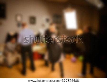 Adult birthday party theme blur background