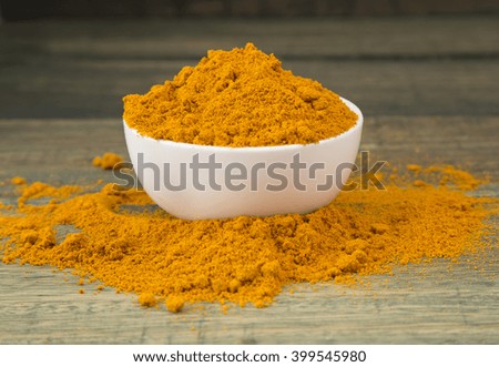 turmeric powder in bowl