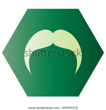 Mustaches icons set