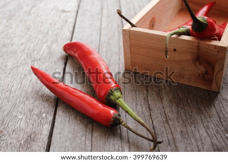 Red chili korean food