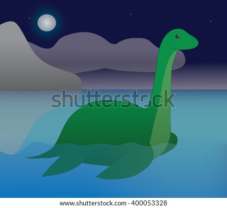 Nessie, Loch Ness Monster, Plesiosaur, Dinosaur, Mythical Creature, Legendary Creature Royalty-Free Stock Photo #400053328
