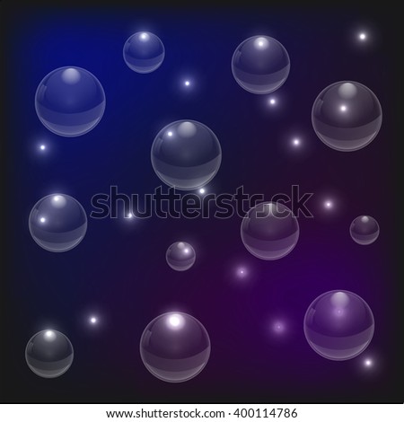Background  bubble.  illustration contains a  radial gradient.