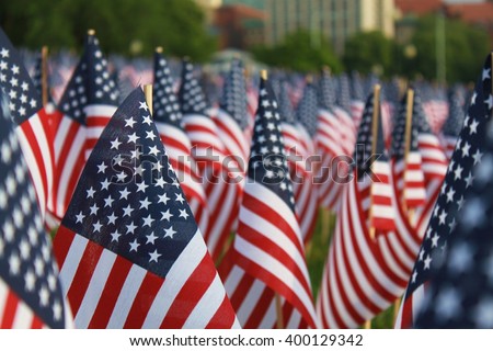 Stars and Stripes Royalty-Free Stock Photo #400129342