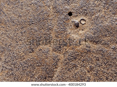 Rusty metal surface. Background and texture for design.