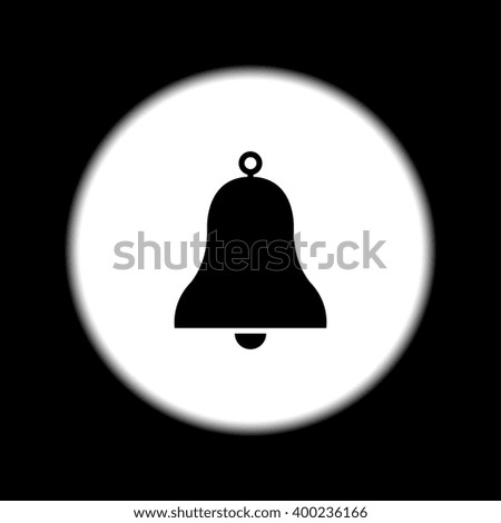Vector Bell Icon Symbol. Flat illustration EPS
