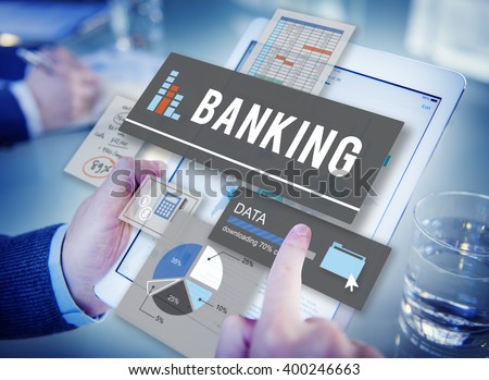 Banking Finance Savings Management Concept Royalty-Free Stock Photo #400246663