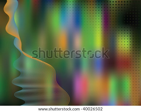 Abstract elegance background with dots. Vector illustration. Gradient mesh include.