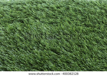 Artificial turf taken from the top.
