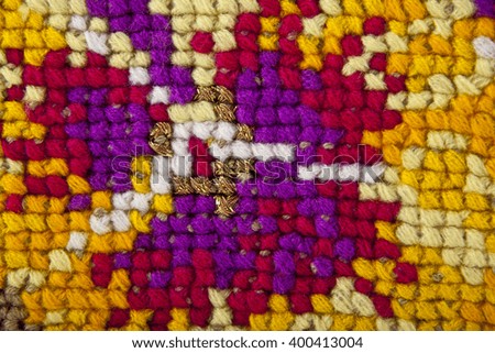 color knitted texture as background closeup