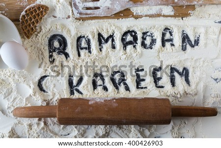 Ramadan is the ninth month of the Muslim year, during which strict fasting is observed from dawn to sunset.Kareem is Arabic word means generous