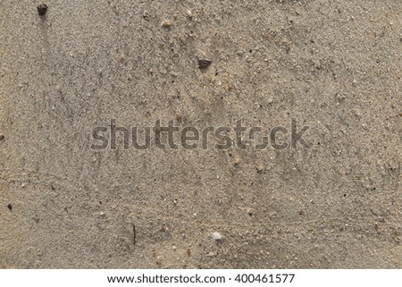 Patterns of sand on the beach