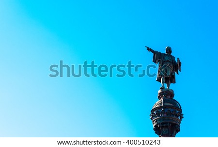 statue of christopher columbus in barcelona