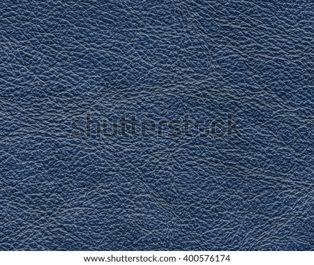 blue leather texture closeup. Useful for background