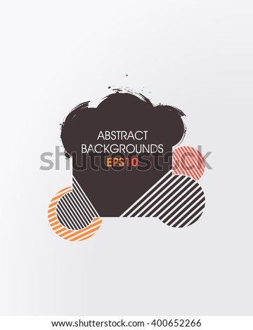 Abstract Business flyer template or corporate banner, A4 booklet cover