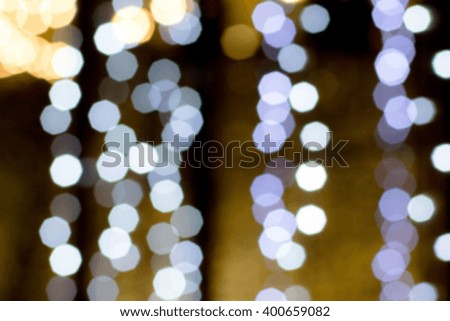 Abstract light bokeh night, blurred picture