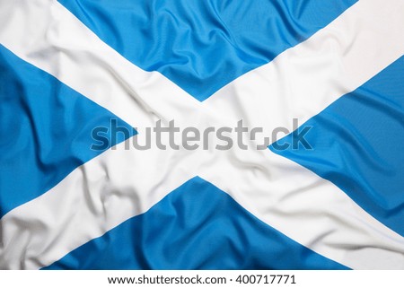 Flag of Scotland as a background