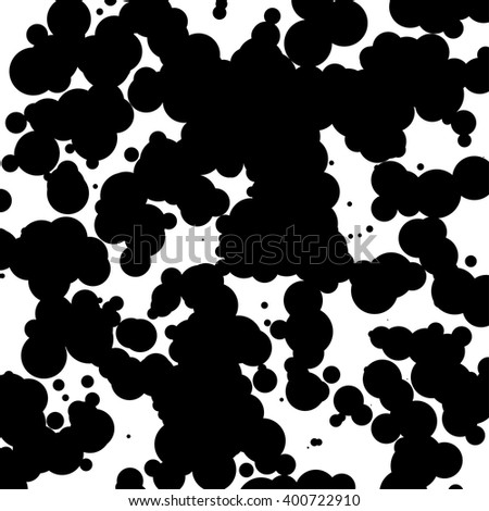 Abstract Background with random Black Dots