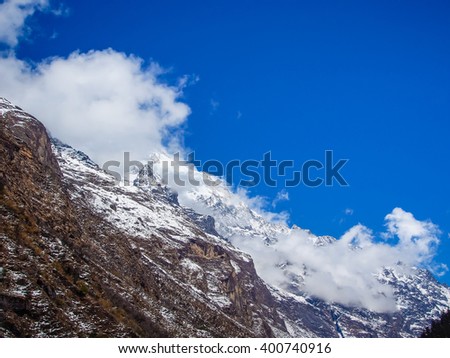 Hight mountain in Nepal