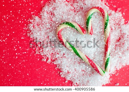 Christmas Decoration with Candy Canes
