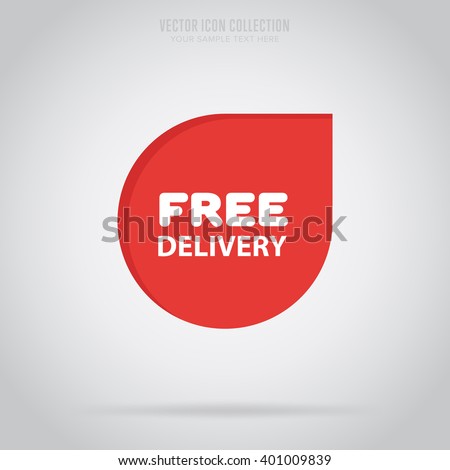Free delivery icon.