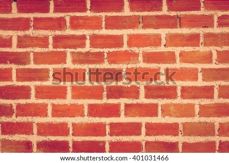 vintage red brick wall background