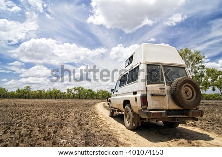 4WD off-Road in Northern Territory Royalty-Free Stock Photo #401074153