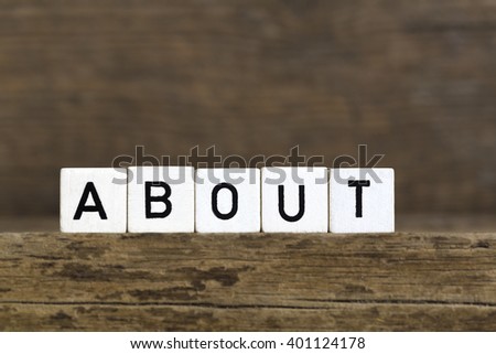 The word files written in cubes on wooden background