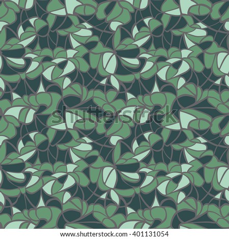 Bat Camouflage For Autumn And Spring Forest.
Seamless pattern.