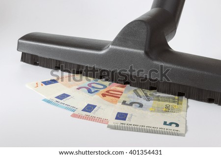 euro in hoover vacuum cleaner