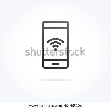 Smartphone Wi-fi Connection Icon