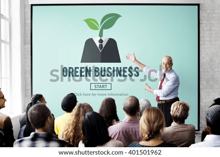 Green Business Ecology Environment Concept