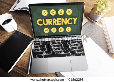 Currency Accounting Economy Icon Banking Concept