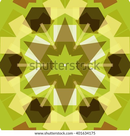 Vector seamless pattern background, geometrical shapes and multiple color. Illustration with high contrast. Kaleidoscope backdrop. Modern banner design template, vector illustration. 