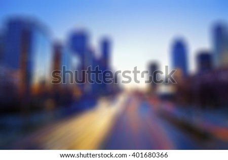 Blur City View Background