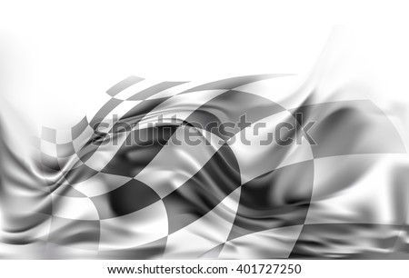 race flag  background vector illustration Royalty-Free Stock Photo #401727250