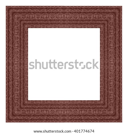 frame isolated on white background.
