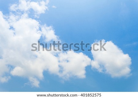 Cloud in blue sky. The sky with clouds for background.