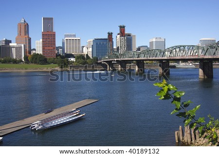 A view of Portland Oregon.