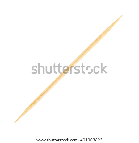 Wooden Toothpick Isolated