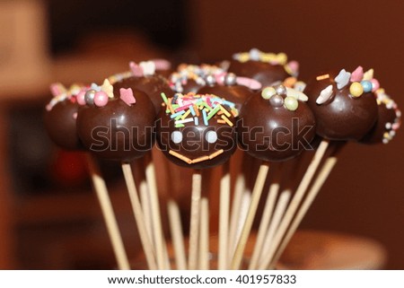 Pop Cakes - Stock Image.