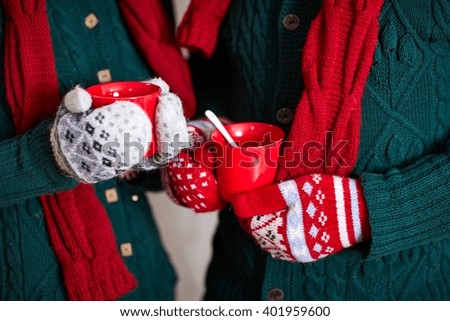 Christmas mittens