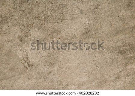 Concrete walls plastered with a rough surface.