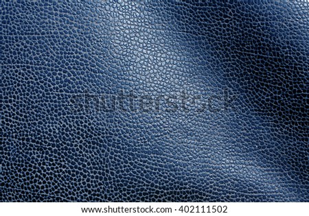 Abstract blue leather texture. Background and texture for design.