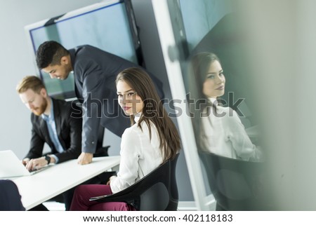 Business people having a meeting in the office